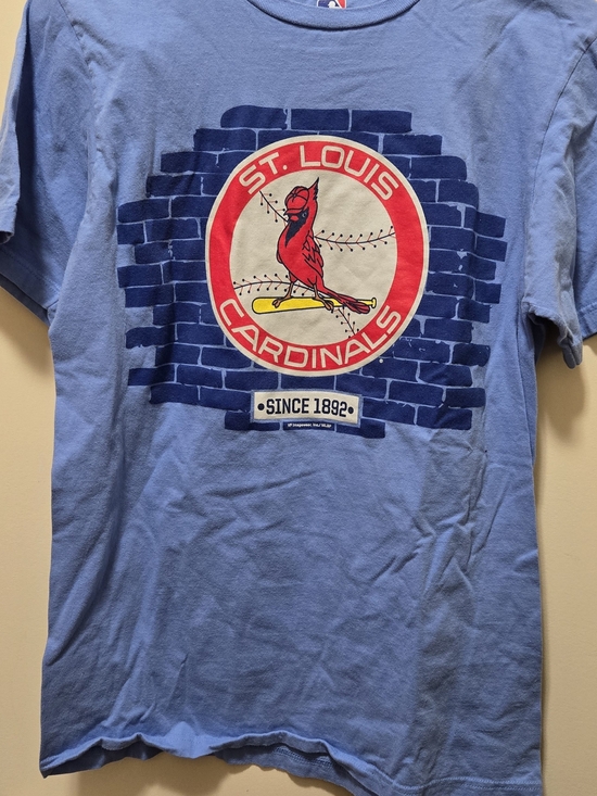 Mlb Genuine Merchandise Other - St. Louis Cardinals Light Blue Graphic Tee